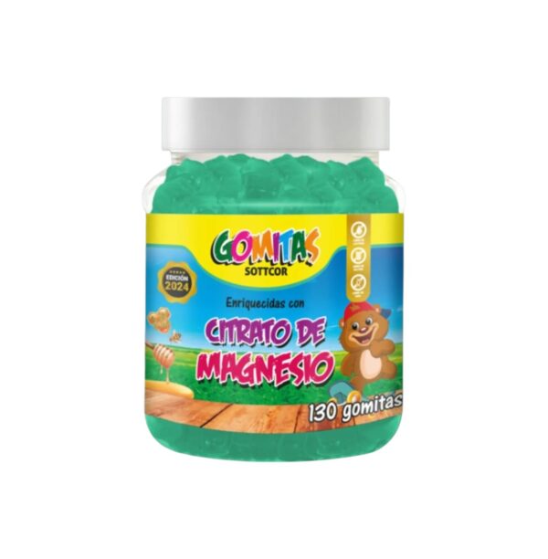 CITARTO DE MAGNESIO x 130 GOMS SOTTCOR - TRIPACK - Imagen 2