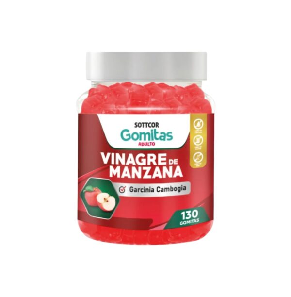 GOMITAS DE VINAGRE DE MANZANA x 130 GOMS SOTTCOR - TRIPACK - Imagen 3