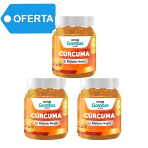 GOMITAS DE CURCUMA x 130 GOMS SOTTCOR -  TRIPACK