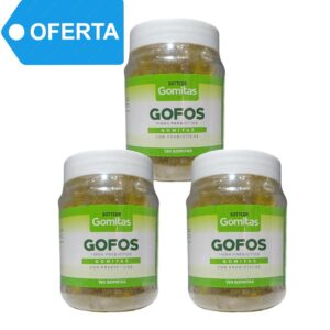 GOFOS FIBRA PREBIOTICOS GOMITAS CON PROBIOTICOS x 130 GOMS SOTTCOR - TRIPACK
