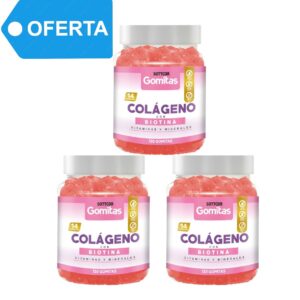 COLAGENO CON BIOTINA x 130 GOMS SOTTCOR - TRIPACK