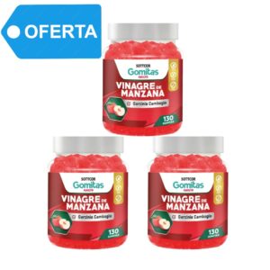 GOMITAS DE VINAGRE DE MANZANA x 130 GOMS SOTTCOR - TRIPACK