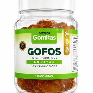 GOFOS FIBRA PREBIOTICOS GOMITAS CON PROBIOTICOS x 130 GOMS - SOTTCOR