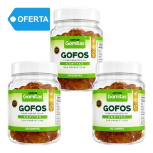 GOFOS FIBRA PREBIOTICOS GOMITAS CON PROBIOTICOS x 130 GOMS SOTTCOR - TRIPACK