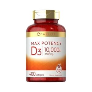 MAX POTENCY D3 10,000 IU x 400 CAPS - CARLYLE