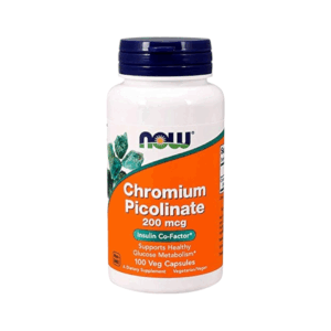 CHROMIUM PICOLINATE 200 MCG x 100 CAPS - NOW