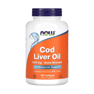COD LIVER OIL (EXTRA STRENGTH) 1000 MG x 180 CAPS - NOW