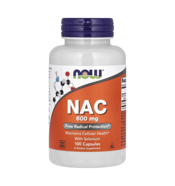 NAC 600 MG x 100 CAPS - NOW