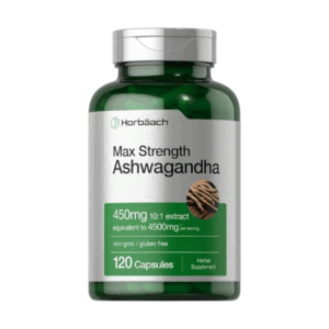 ASHWAGANDHA (Max strength) 450 MG X 120 CAPS - HORBAACH