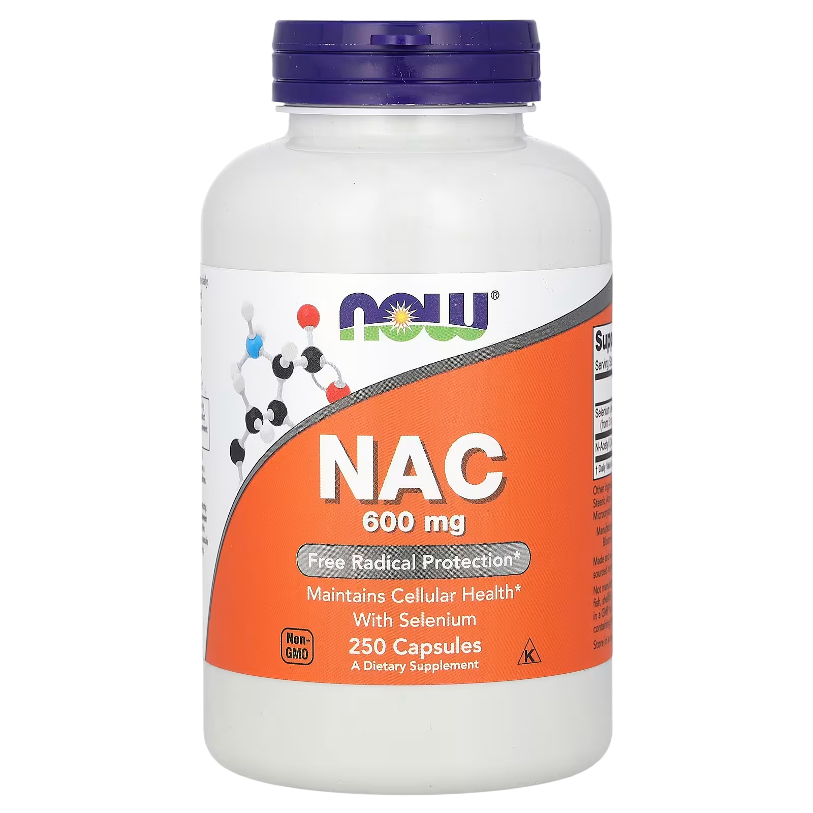 NAC (con SELENIO) 600 MG x 250 CAPS - NOW