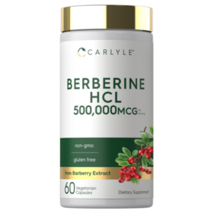 BERBERINE HCL 500,000 MCG x 60 CAPS - CARLYLE