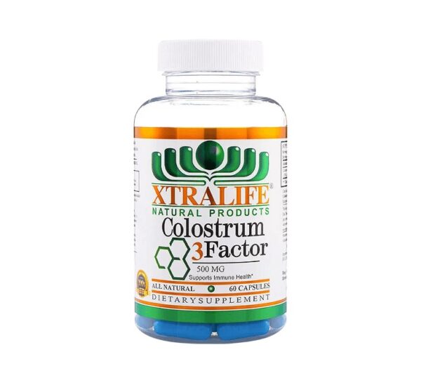 COLOSTRUM 3 FACTOR 500 MG x 60 CAPS - XTRALIFE