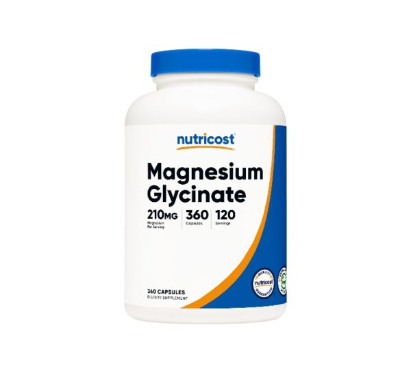 MAGNESIUM GLYCINATE 210 MG x 360 CAPS - NUTRICOST