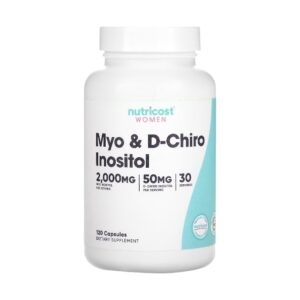 MYO & D-CHIRO INOSITOL 2,000 MG x 120 CAPS - NUTRICOST