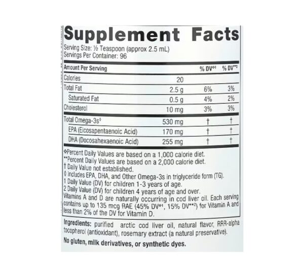 CHILDREN'S DHA (OMEGA) 530MG x 237ML - NORDIC NATURALS - Imagen 2