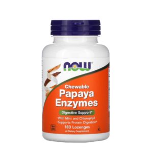 PAPAYA ENZYMES (Masticable) x 180 CAPS - NOW