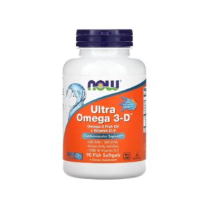 ULTRA OMEGA 3-D FISH OIL 1,000 IU x 90 CAPS - NOW