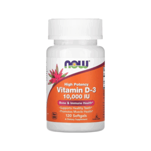 VITAMIN D-3 10,000 IU x 120 CAPS - NOW