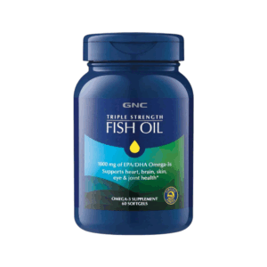 TRIPLE STRENGHT FISH OIL 1,000 MG x 60 CAPS - GNC