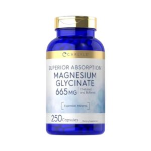 MAGNESIUM GLYCINATE 665 MG x 250 CAPS - CARLYLE