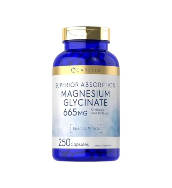 MAGNESIUM GLYCINATE 665 MG x 250 CAPS - CARLYLE