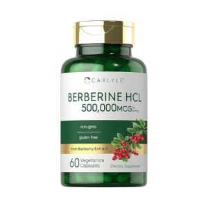 BERBERINE HCL 500,000 MCG x 60 CAPS - CARLYLE