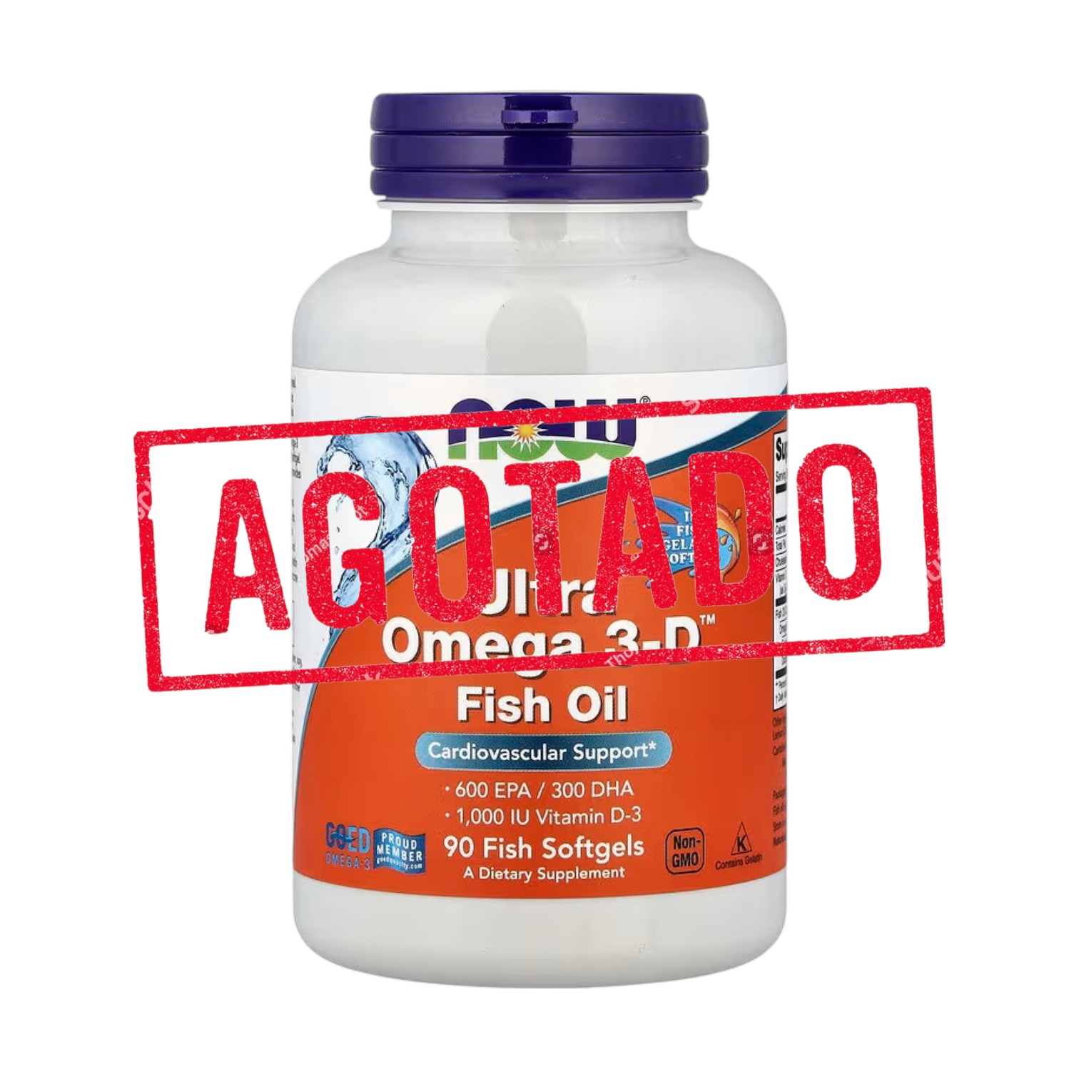 ULTRA OMEGA 3-D FISH OIL 1,000 IU x 90 CAPS - NOW