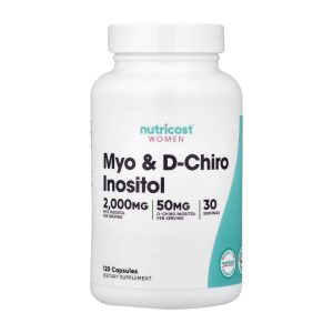 MYO & D-CHIRO INOSITOL 2,000 MG x 120 CAPS - NUTRICOST