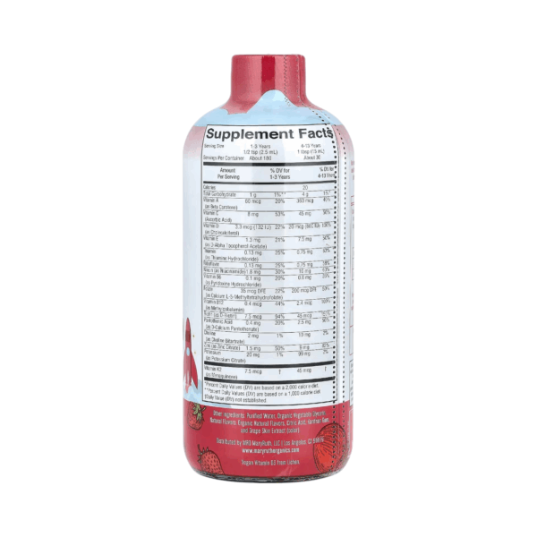 KIDS MORNING MULTIVITAMIN x 450 ML - MARY RUTH'S - Imagen 2