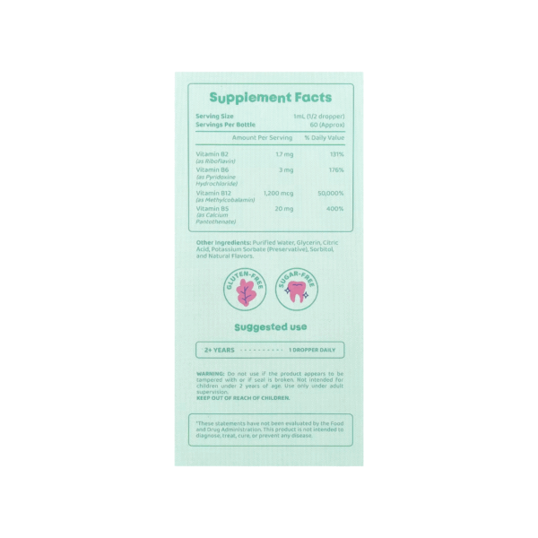 VITAMINA B COMPLEX x 60 ML - JOYSPRING - Imagen 2