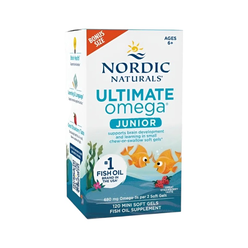 ULTIMATE OMEGA JUNIOR 680 MG x 120 SOFT - NORDIC NATURALS