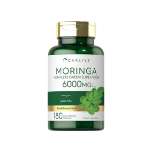MORINGA (Complete green superfood) 6000 MG x 180 CAPS - CARLYLE