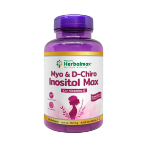 MYO & D-CHIRO INOSITOL MAX x 100 CAPS- HERBALMAX
