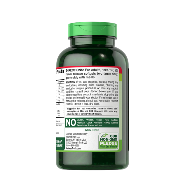 FISH OIL 2,000 MG x 250 SOFT - NATURE'S TRUTH - Imagen 3