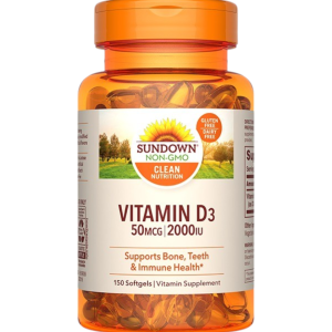 VITAMIN D3 50 MCG x 150 SOFT - SUNDOWN