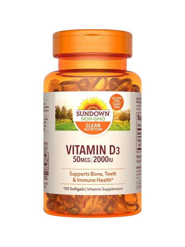 VITAMIN D3 50 MCG x 150 SOFT - SUNDOWN