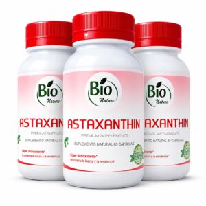 ASTAXANTHIN 8 MG x 80 CAPS BIONUTREC - TRIPACK