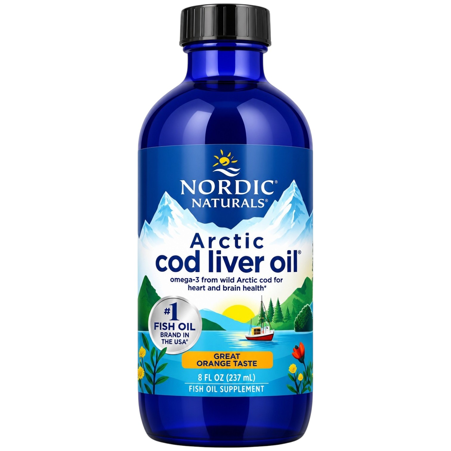ARCTIC COD LIVER OIL x 237 ML - NORDIC NATURALS