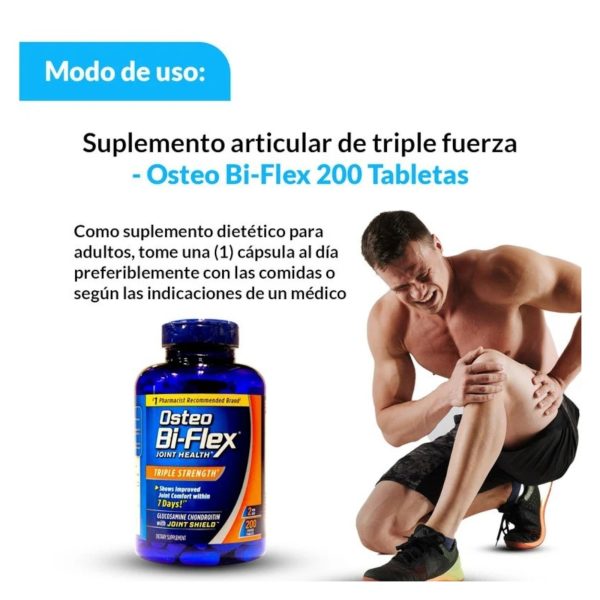 OSTEO BI-FLEX (Triple acción) 200 CAPS - Imagen 4