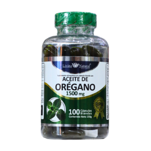 ACEITE DE OREGANO 1500 MG x 100 CAPS - LIVING NATURAL