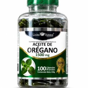 ACEITE DE OREGANO 1500 MG x 100 CAPS - LIVING NATURAL
