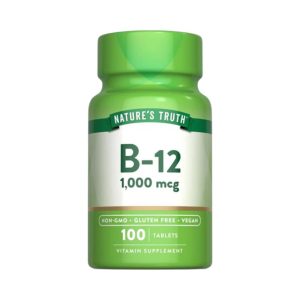 B-12 1,000 MCG x 100 TABLETS - NATURE'S TRUTH