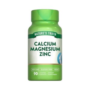 CALCIUM MAGNESIUM ZINC x 90 CAPS - NATURE'S TRUTH