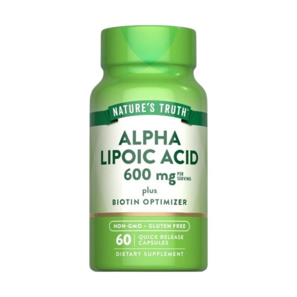 ALPHA LIPOIC ACID 600 MG x 60 CAPS - NATURE'S TRUTH