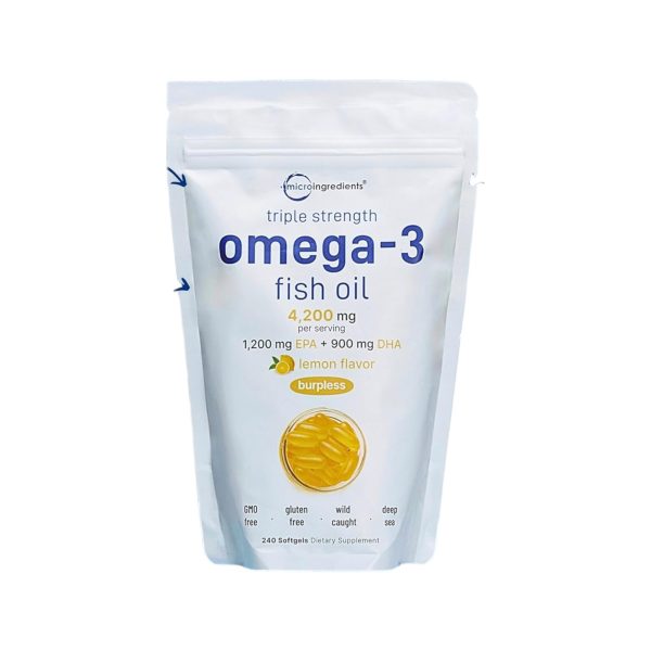 OMEGA-3 (triple fuerza) FISH OIL 4,200 MG x 240 SOFT