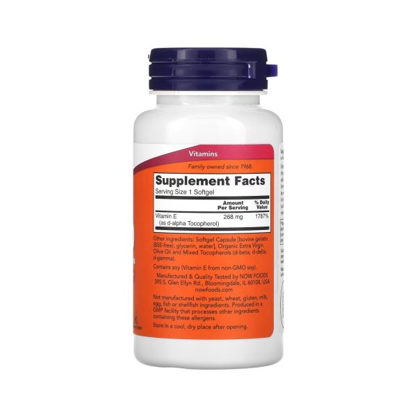 E-400 (con tocoferoles mixtos) 268 MG x 100 SOFT - NOW - Imagen 2