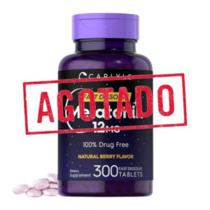 MELATONIN 12 MG x 300 TABLETS - CARLYLE