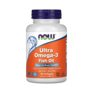 ULTRA OMEGA-3 FISH OIL x 90 CAPS - NOW
