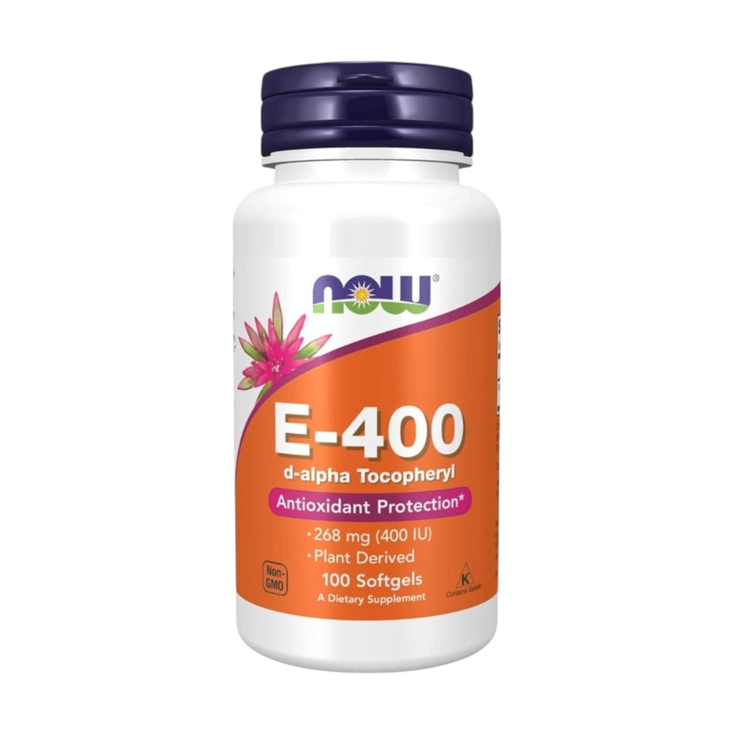 E-400 (d-alpha Tocopheryl) 268 MG x 100 SOFT - NOW