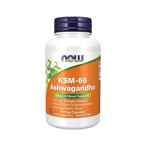 KSM-66 ASHWAGANDHA 90 CAPS - NOW